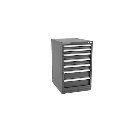 Champion Tool Storage Modular Drawer Cabinet, 7 Drawer, Dark Gray, Steel, 22 in W x 28-1/2 in D x 36 in H N15000701ILCFTB-DG